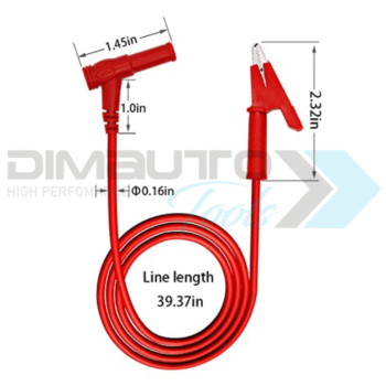 CABLES PARA MULTIMETRO CON LAGARTO - Imagen 3