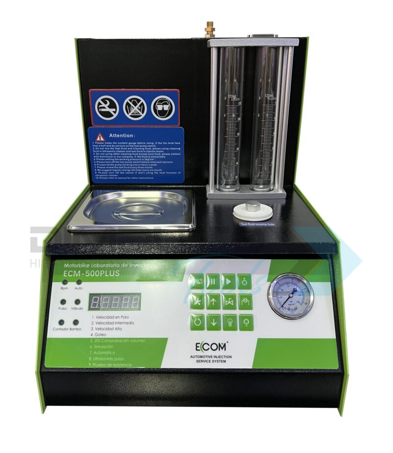 MAQUINA DE INYECTORES ECM500 PARA MOTOCICLETAS