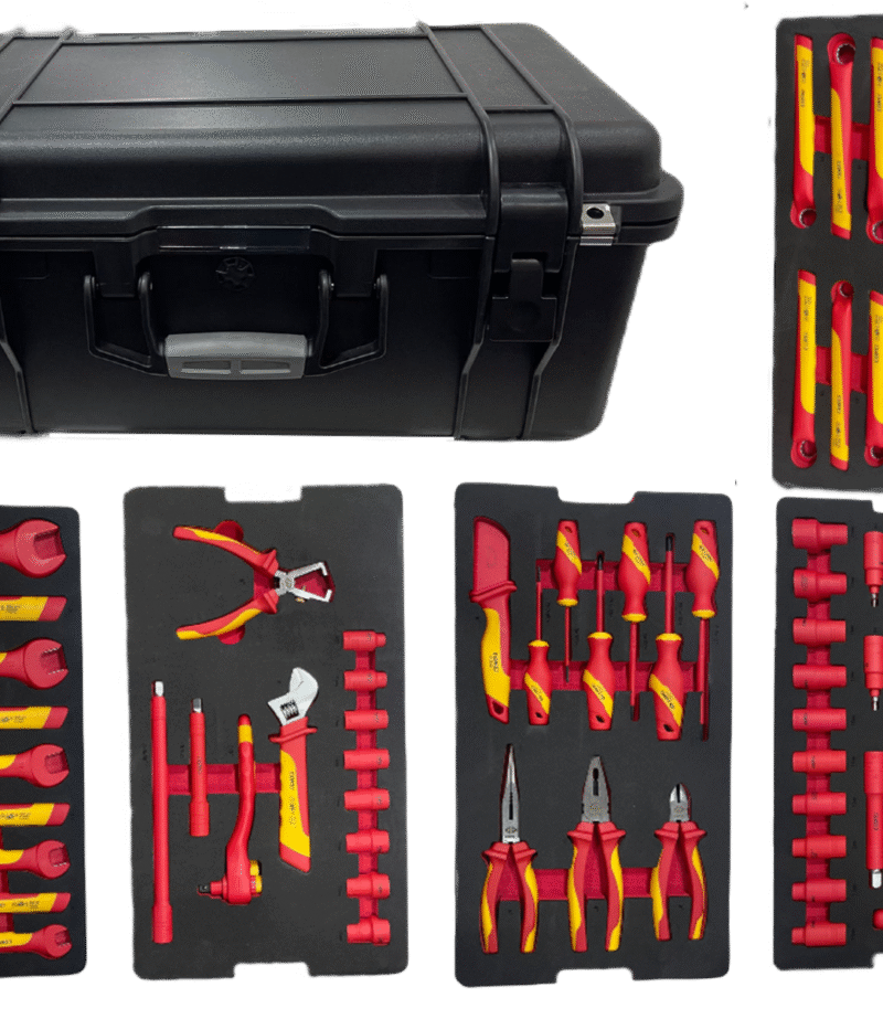 MALETIN DE HERRAMIENTAS PARA VEHÍCULOS ELÉCTRICOS 68PCS