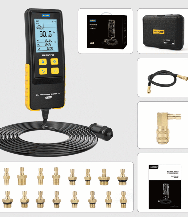MEDIDOR DIGITAL PARA PRESIÓN DE ACEITE DEL MOTOR