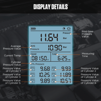 COMPRESIMETRO DIGITAL DE GASOLINA - Imagen 6